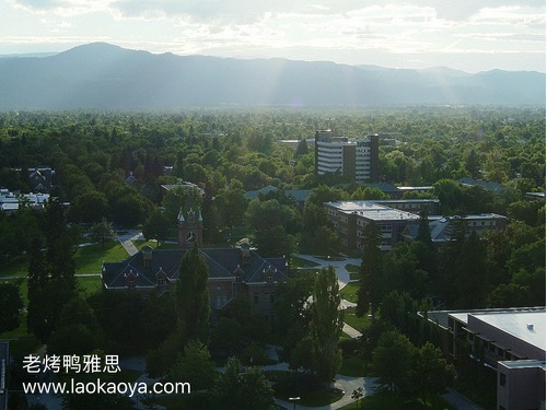 蒙大拿大学的校园风景