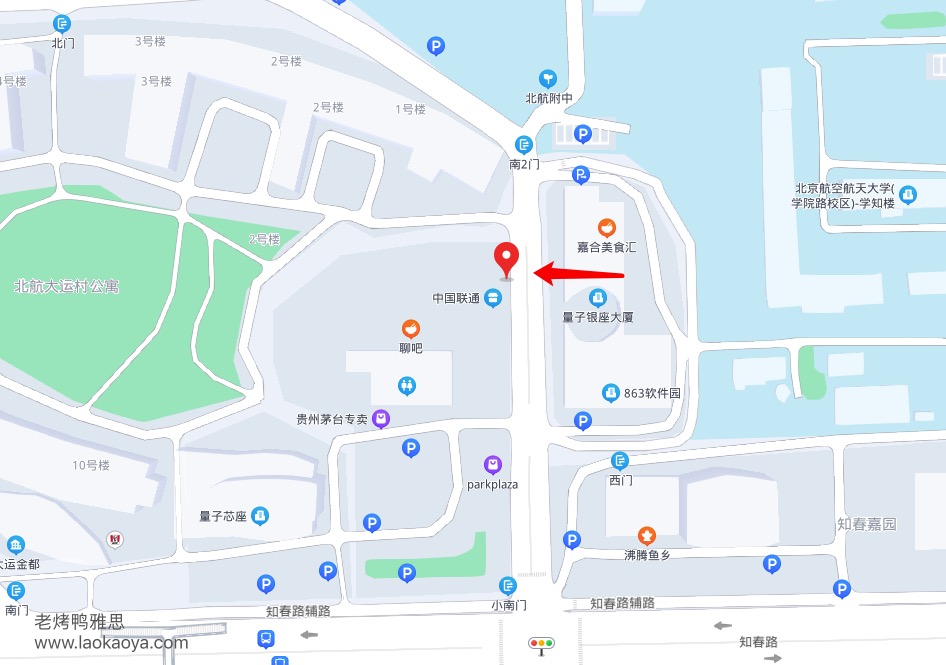 北京BC纸笔考试中心分考场 海淀区 地理方位图