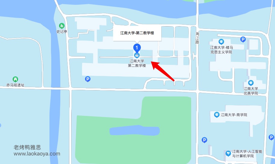 江南大学雅思考点地图