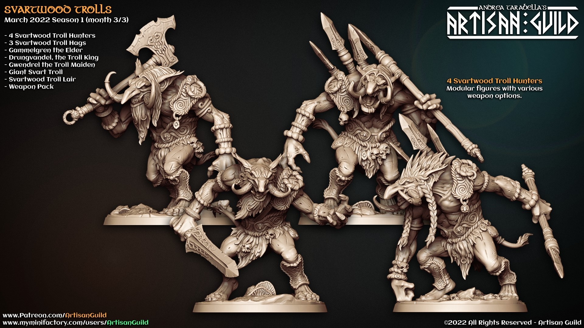 Dwarven Mountaineers of Skutagaard | STL Pirate