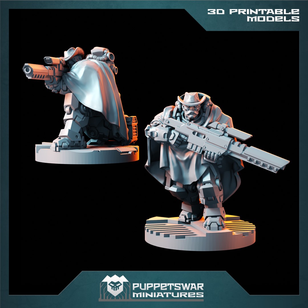 Puppetswar Miniatures 2022/06 Releases! STL Pirate