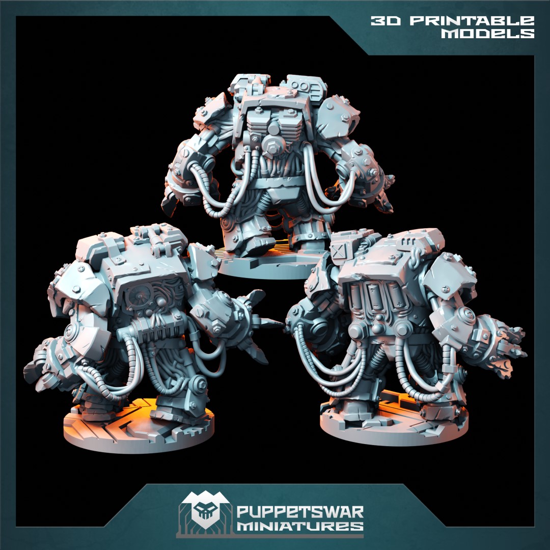 Puppetswar Miniatures 2022/06 Releases! STL Pirate