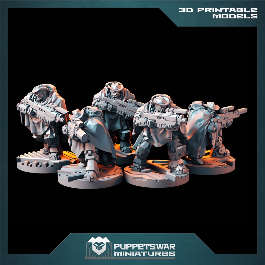 Puppetswar Miniatures 2022/06 Releases! STL Pirate