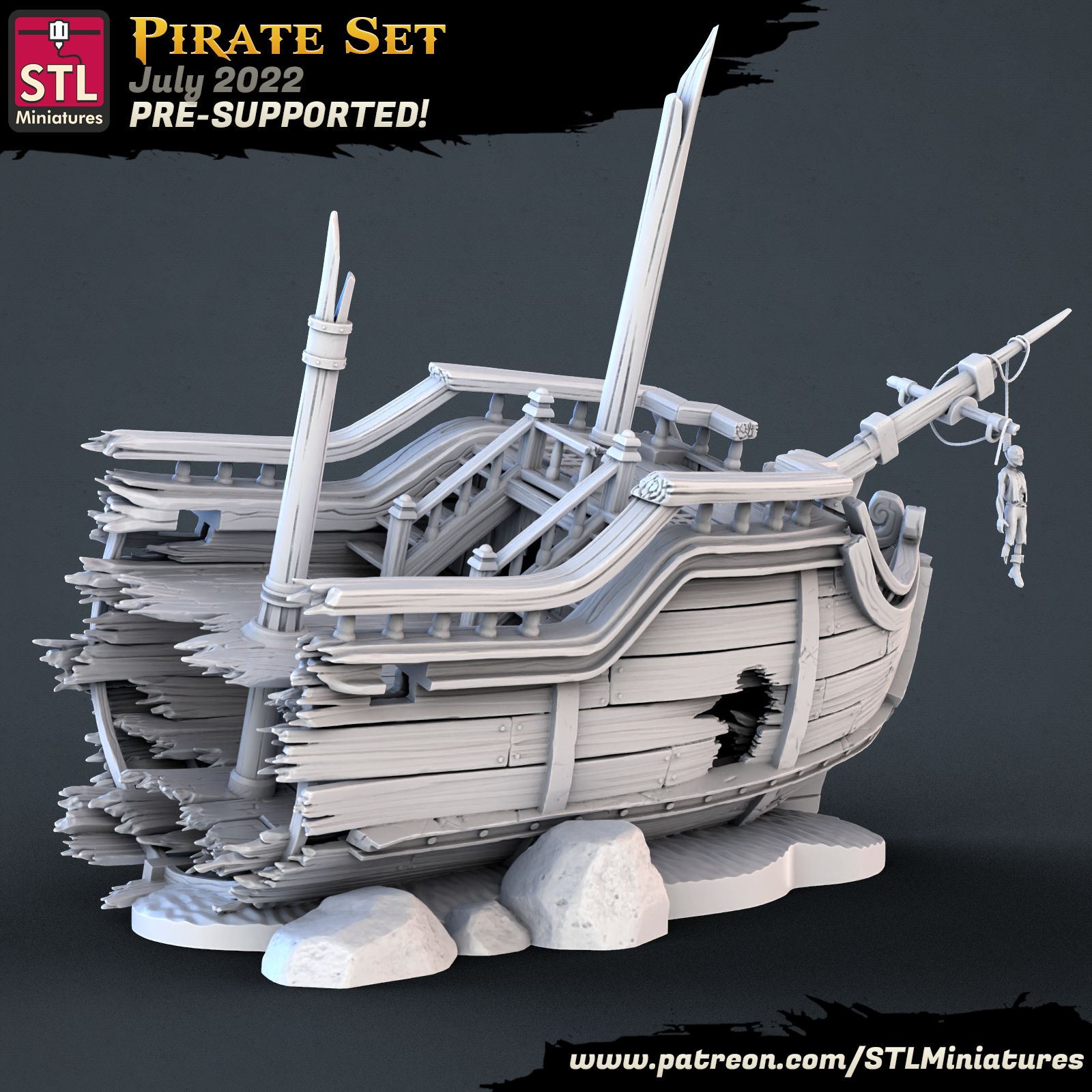 Pirate Set | STL Pirate