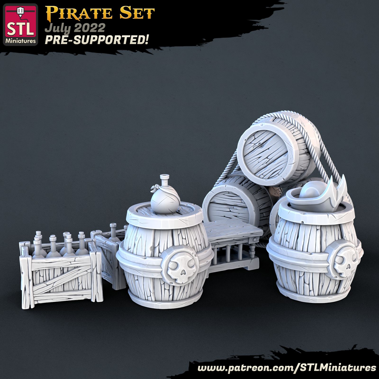 Pirate Set | STL Pirate