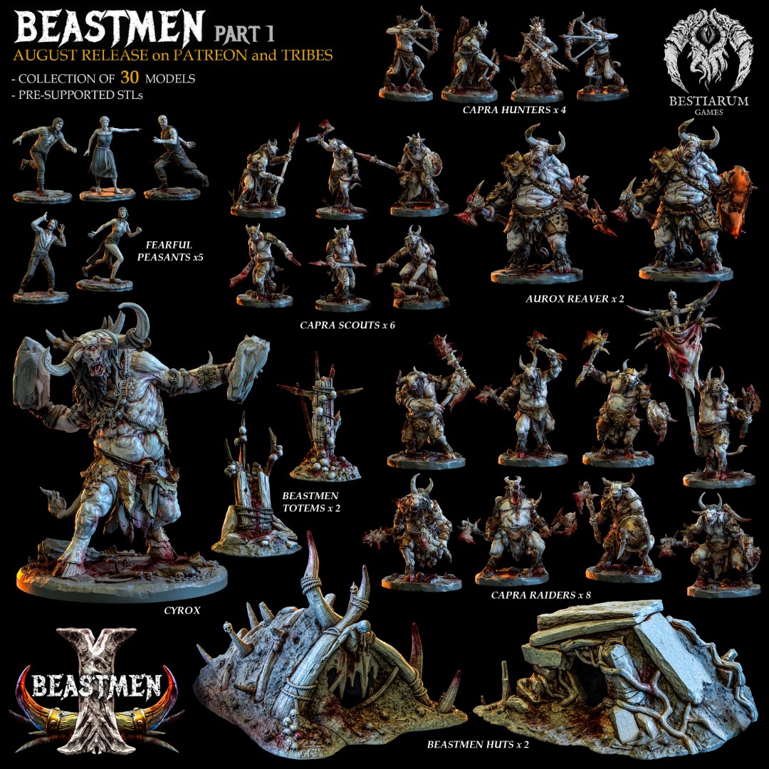 The Beastmen Part Stl Pirate