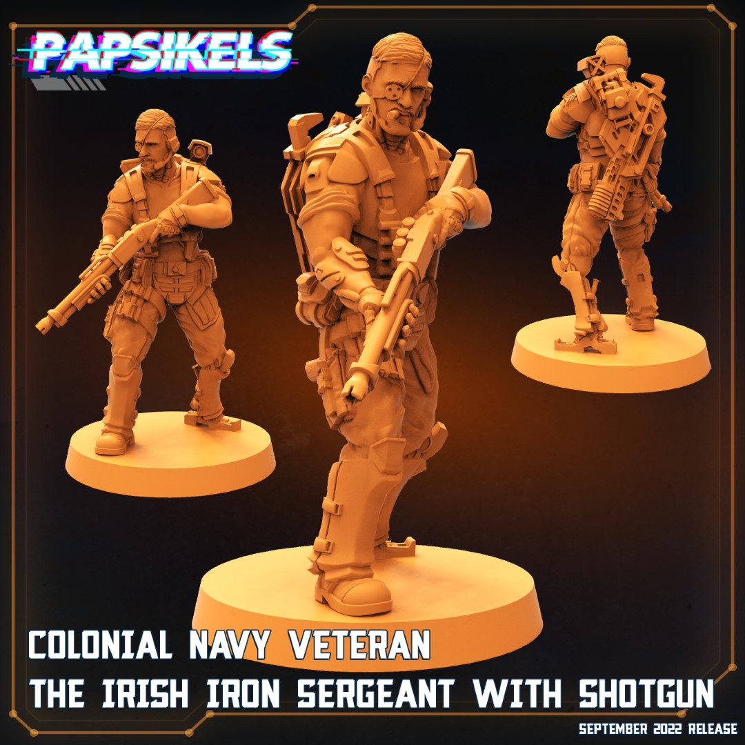 Papsikels Miniatures 2022/09 Sci-Fi | STL Pirate