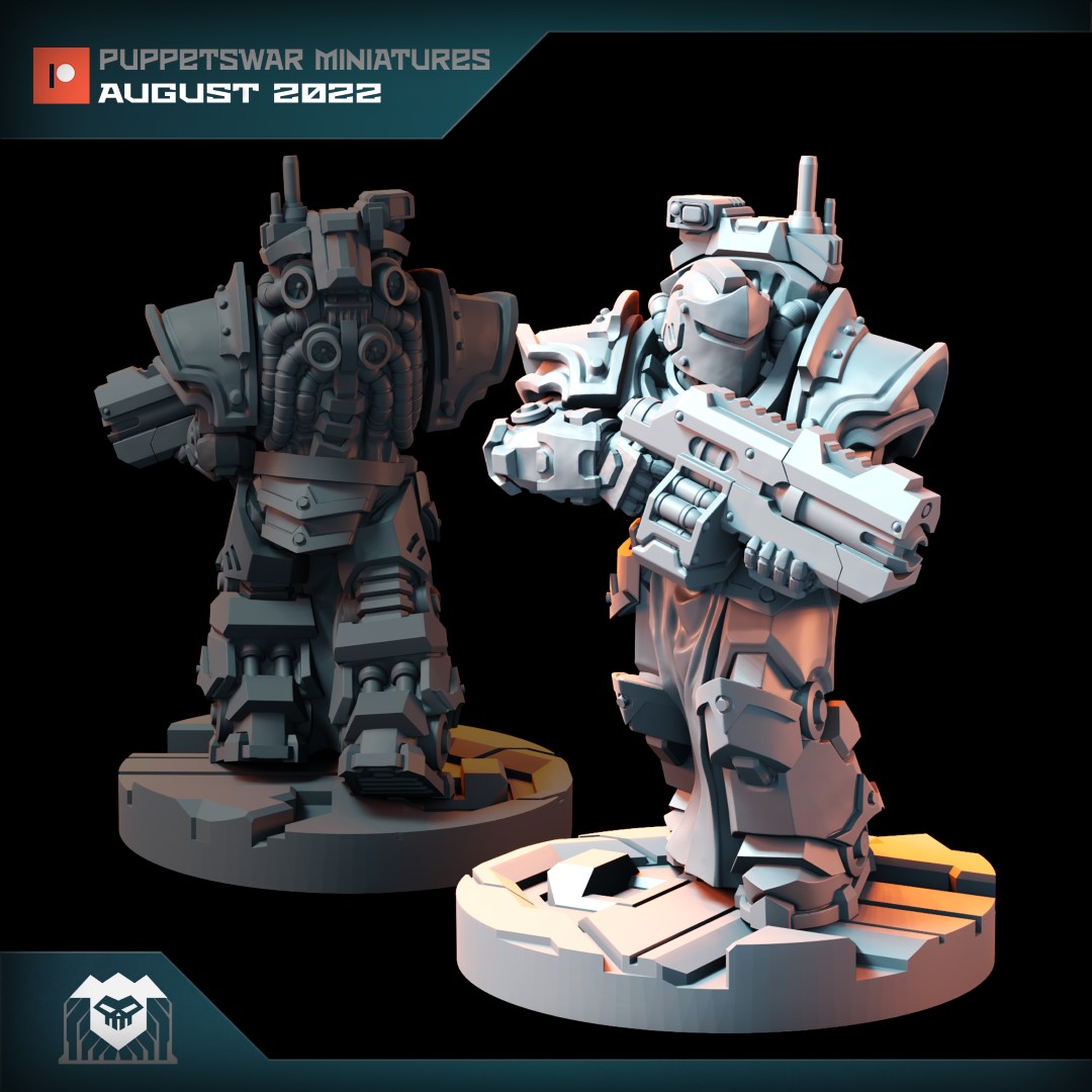 Puppetswar Miniatures 2022/08 Releases! STL Pirate