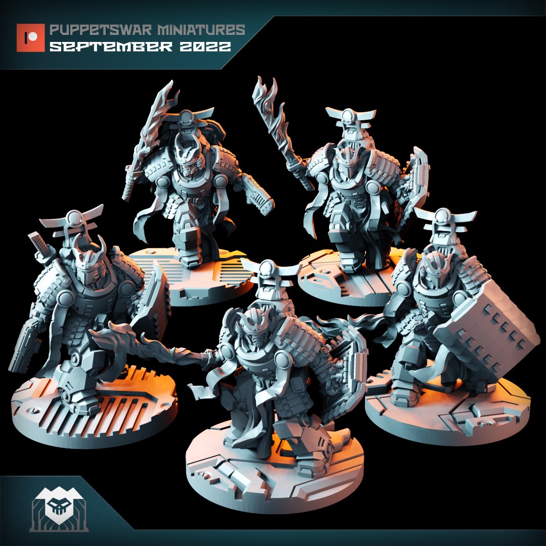 Puppetswar Miniatures 2022/09 Releases! STL Pirate