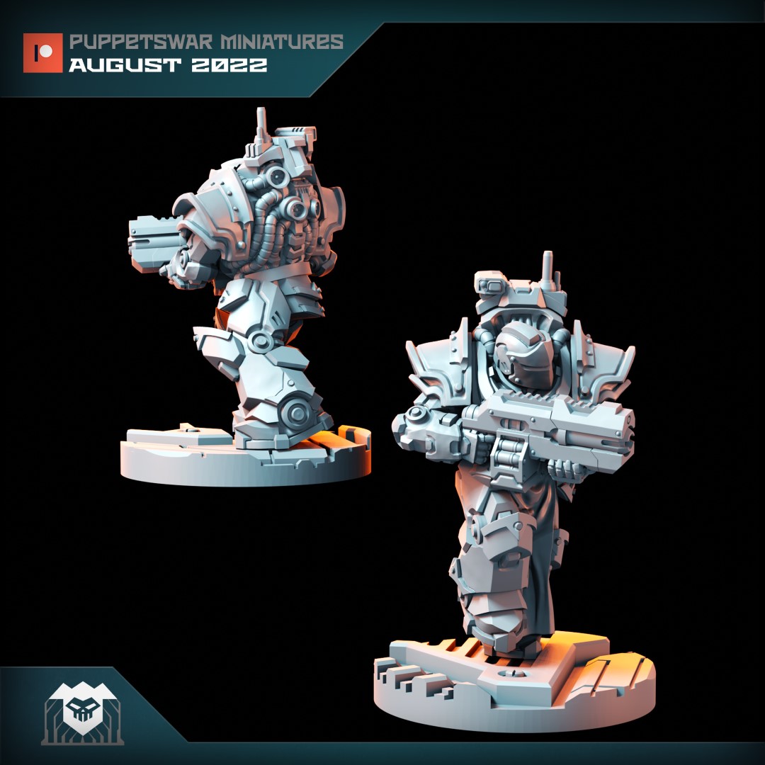 Puppetswar Miniatures 2022/08 Releases! STL Pirate
