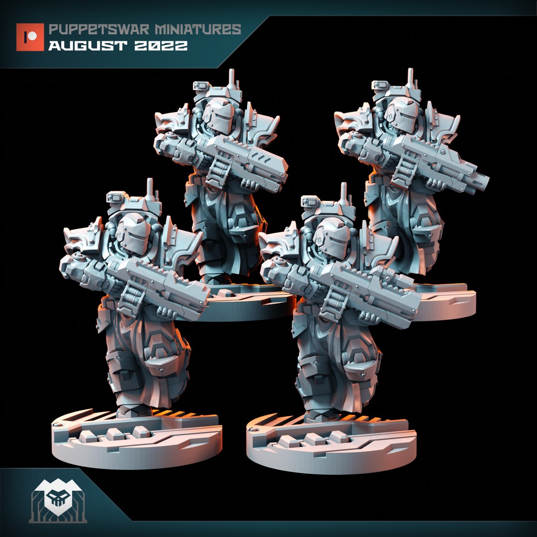 Puppetswar Miniatures 2022/08 Releases! STL Pirate