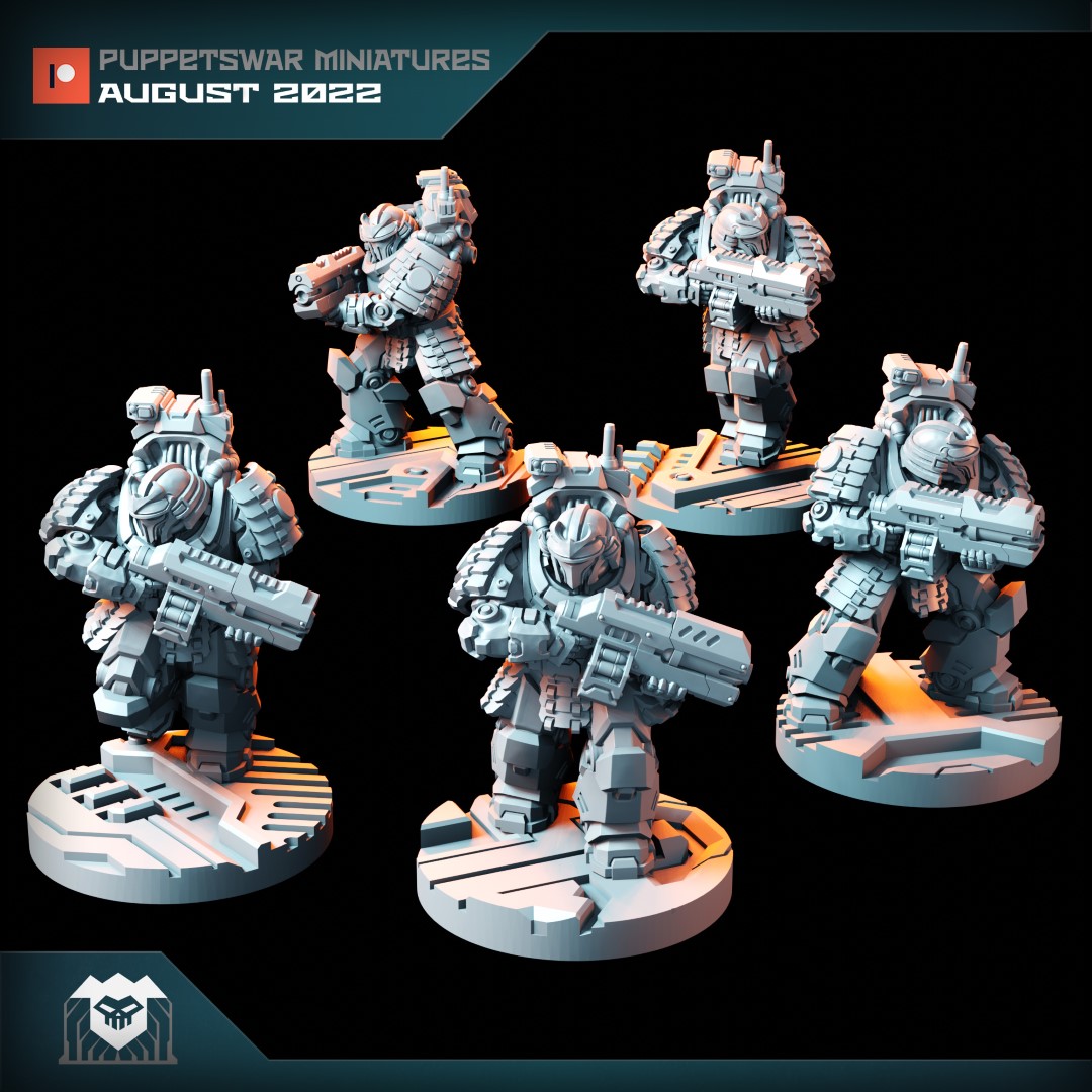 Puppetswar Miniatures 2022/08 Releases! STL Pirate