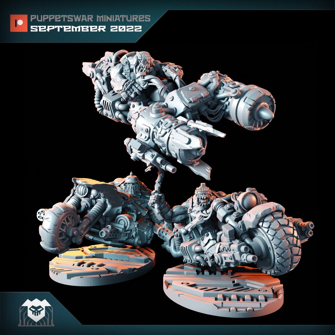 Puppetswar Miniatures 2022/09 Releases! STL Pirate