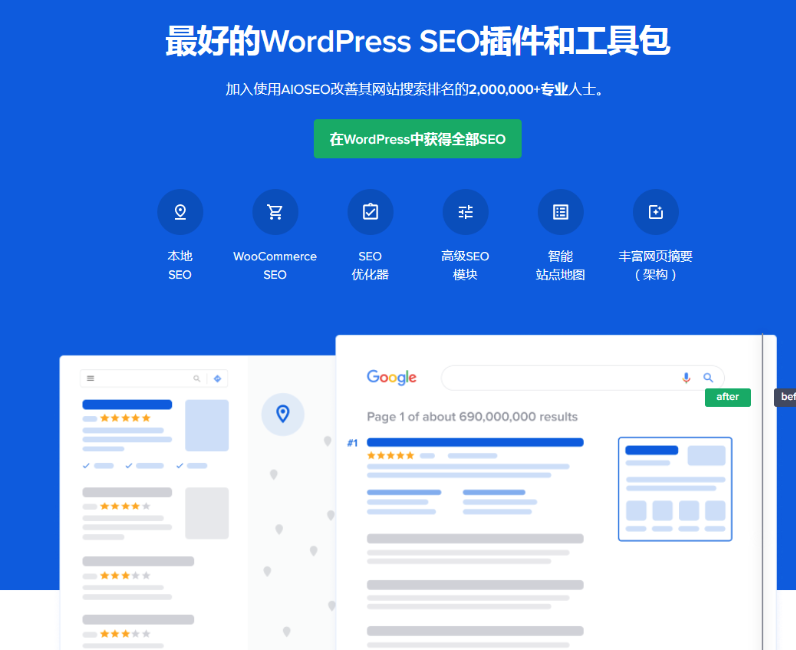 WordPress SEO插件 All in One SEO汉化版 (AIOSEO)