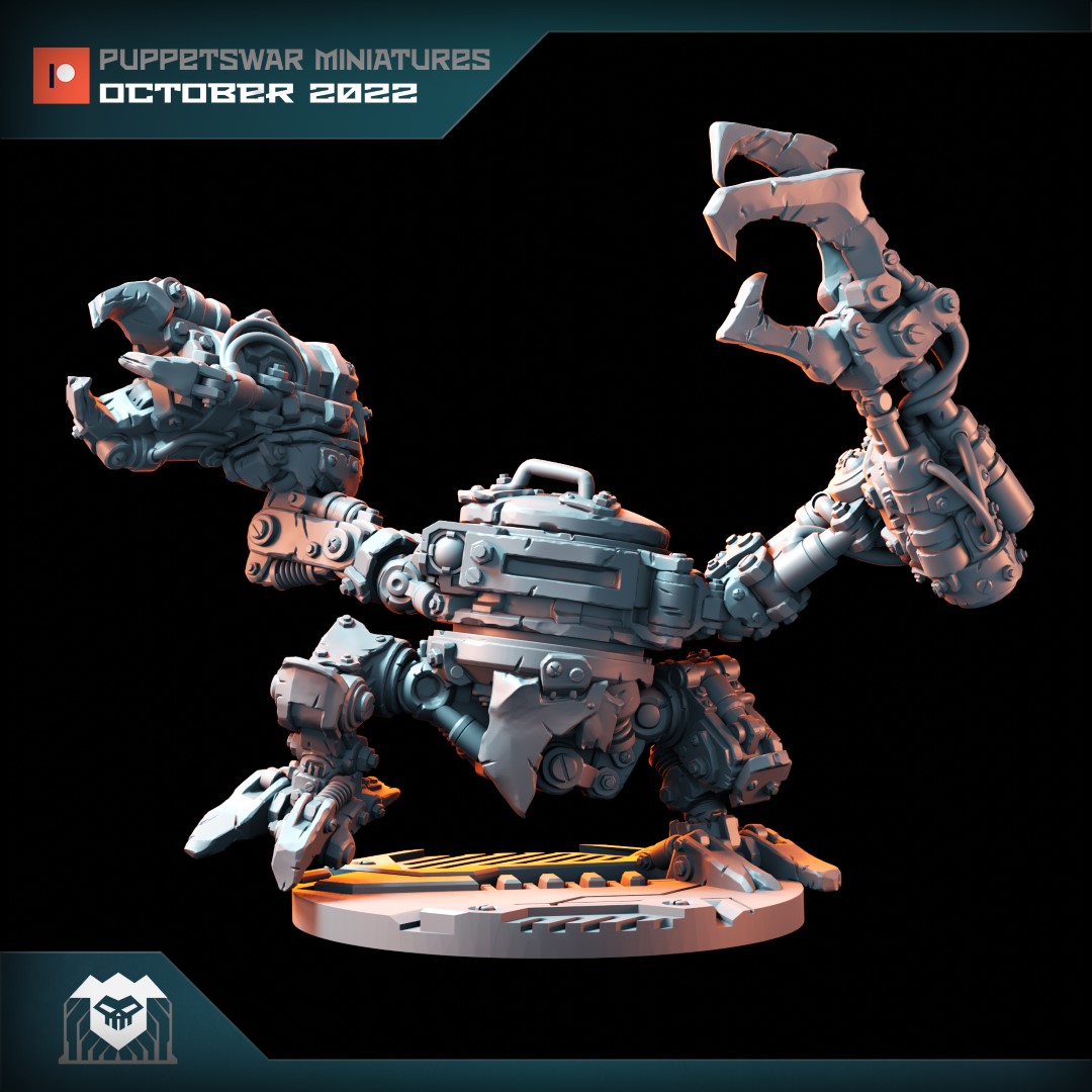 Puppetswar Miniatures 2022/10 Releases! STL Pirate