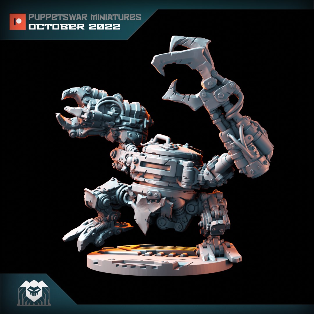 Puppetswar Miniatures 2022/10 Releases! STL Pirate