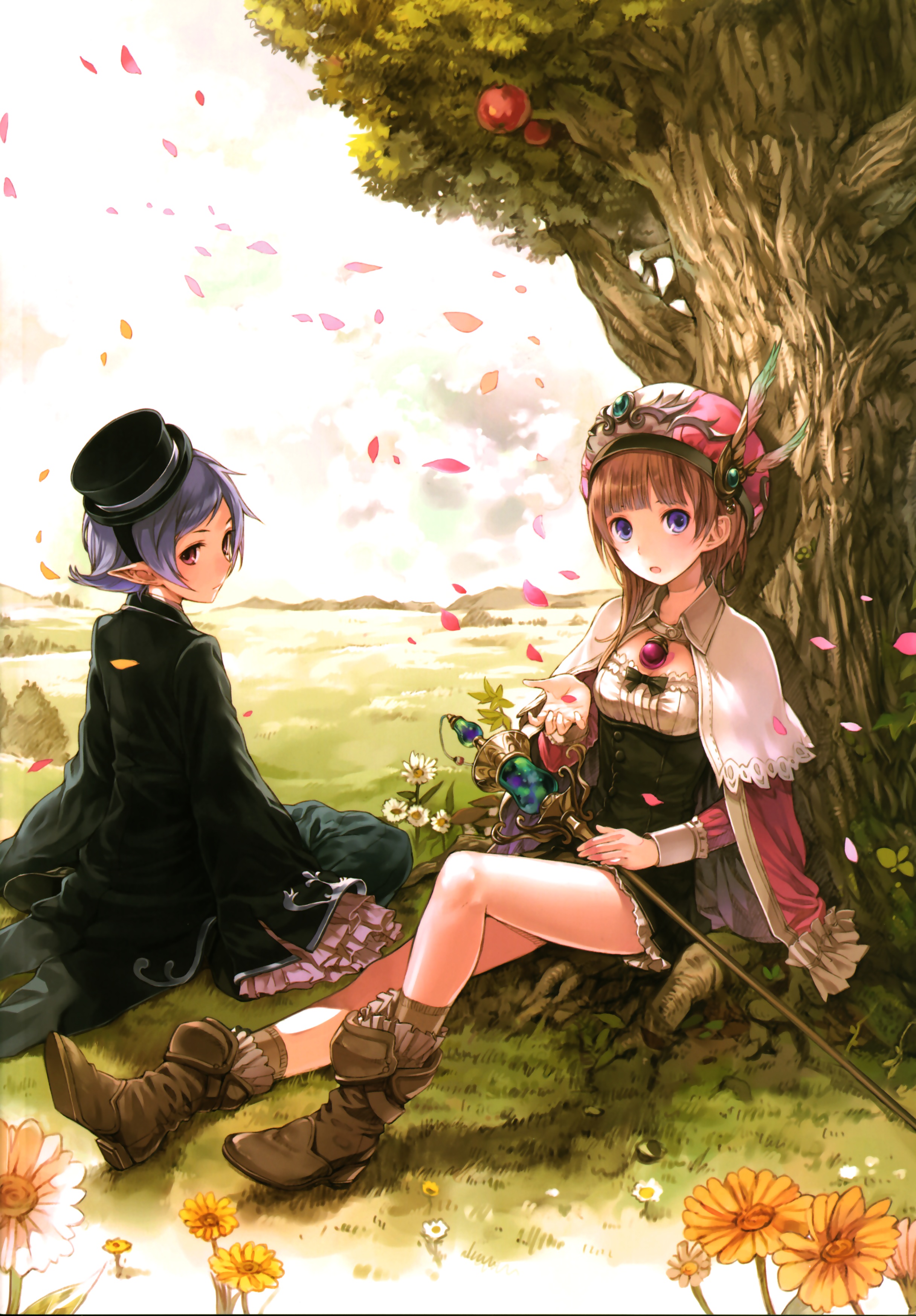 yande.re 105524 atelier atelier_rorona dress elf hom kishida_mel pointy_ears rorolina_frixell.jpg