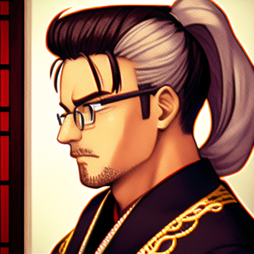 00056-2026835218-(pixel art),profile,close-up,portrait,lens 135mm,f1.8,blurry background,chinese style architecture,Strong man,high ponytail,mess.png