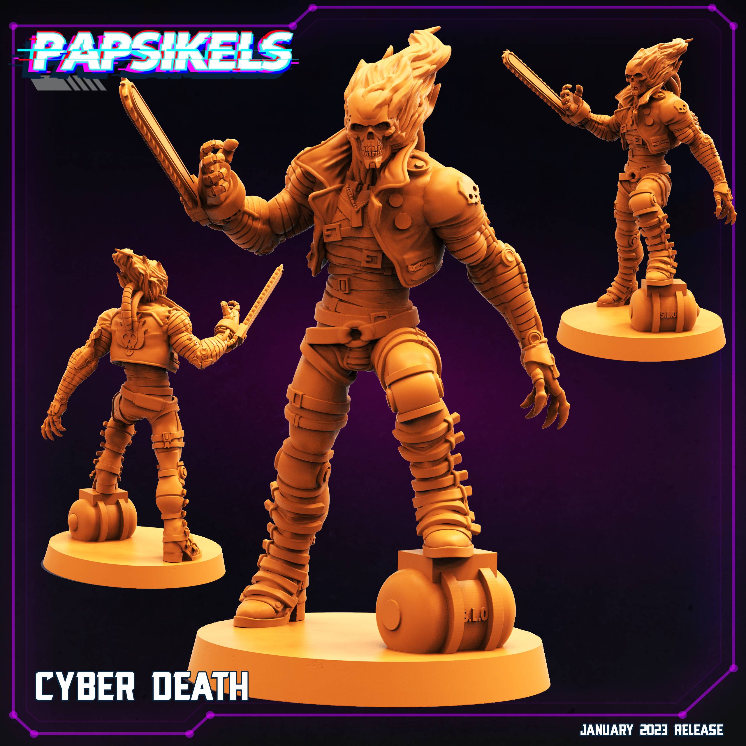Papsikels Miniatures 202301 Cyberpunk Stl Pirate 5954