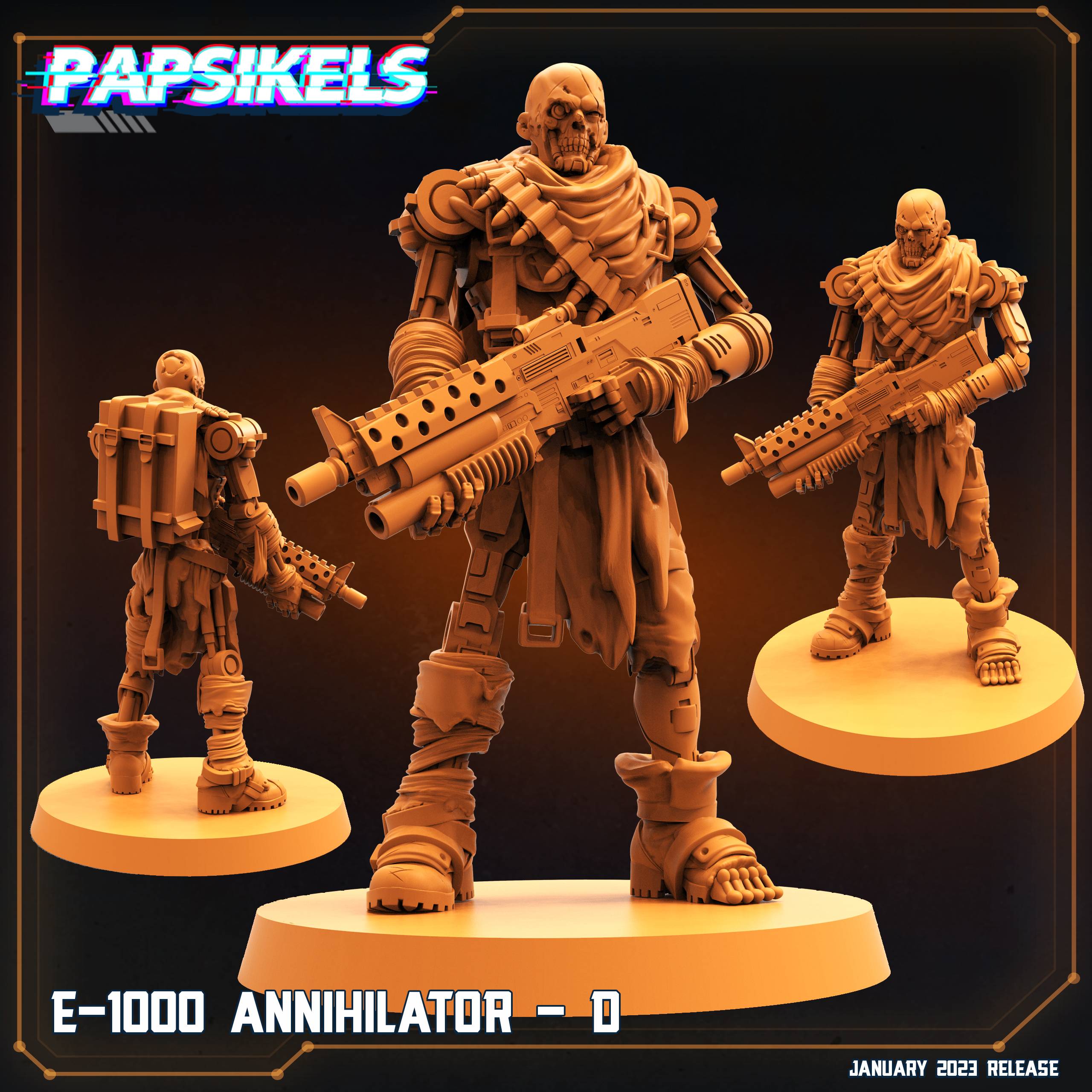 Papsikels Miniatures 2023/01 Sci-Fi | STL Pirate