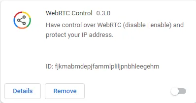webrtc control