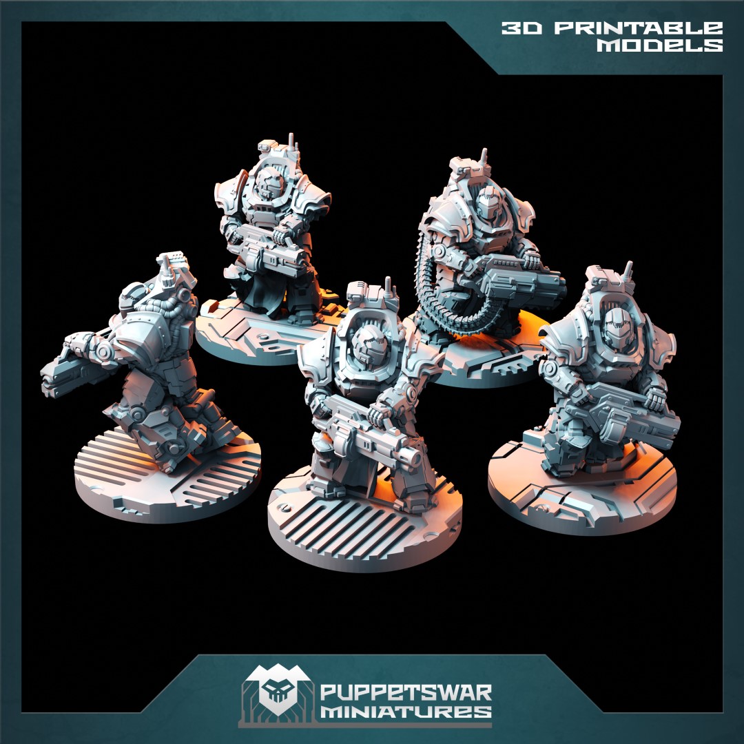 Puppetswar Miniatures 2023/01 Releases! STL Pirate