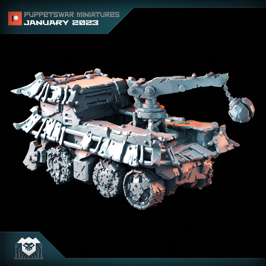 Puppetswar Miniatures 2023/01 Releases! STL Pirate