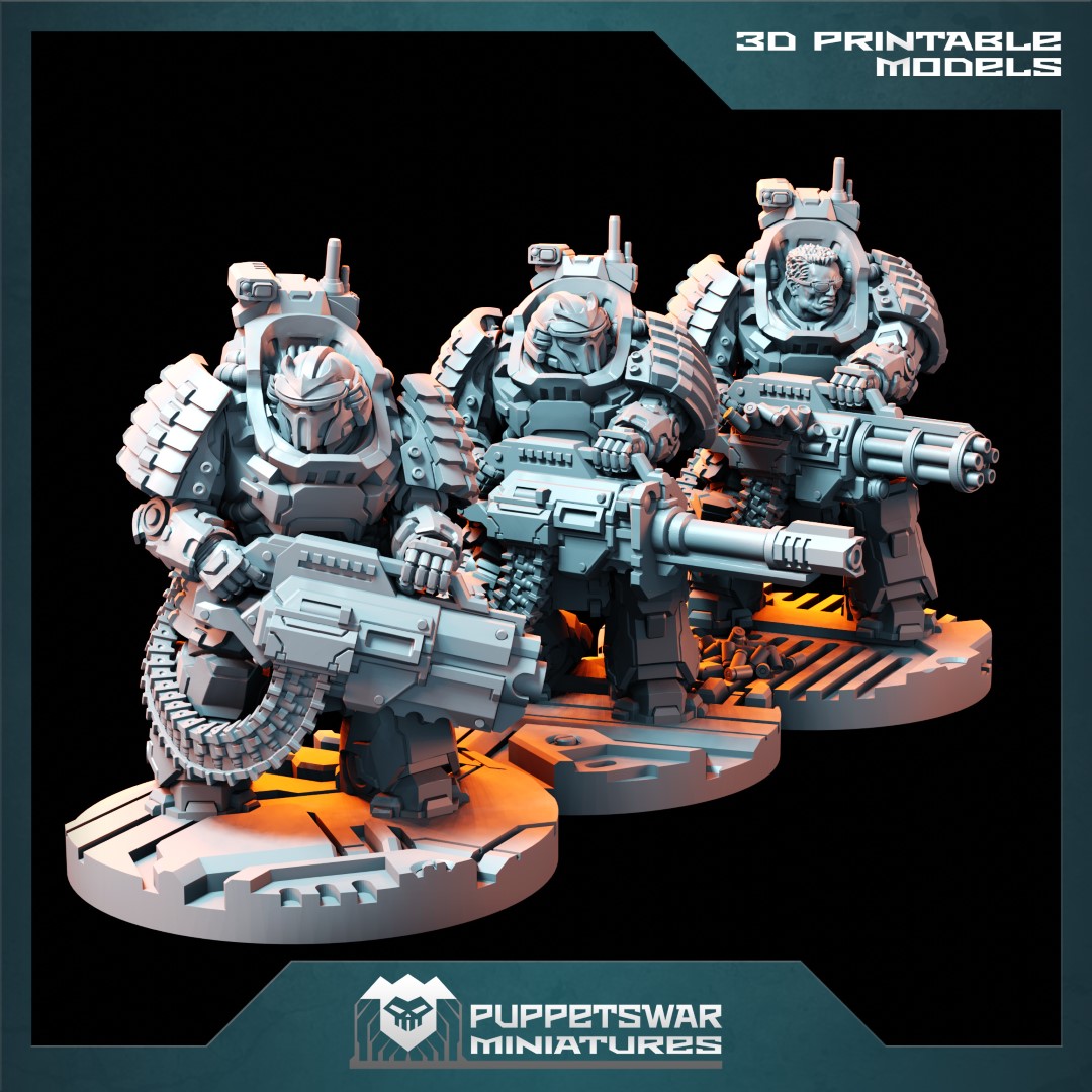 Puppetswar Miniatures 2023/01 Releases! STL Pirate