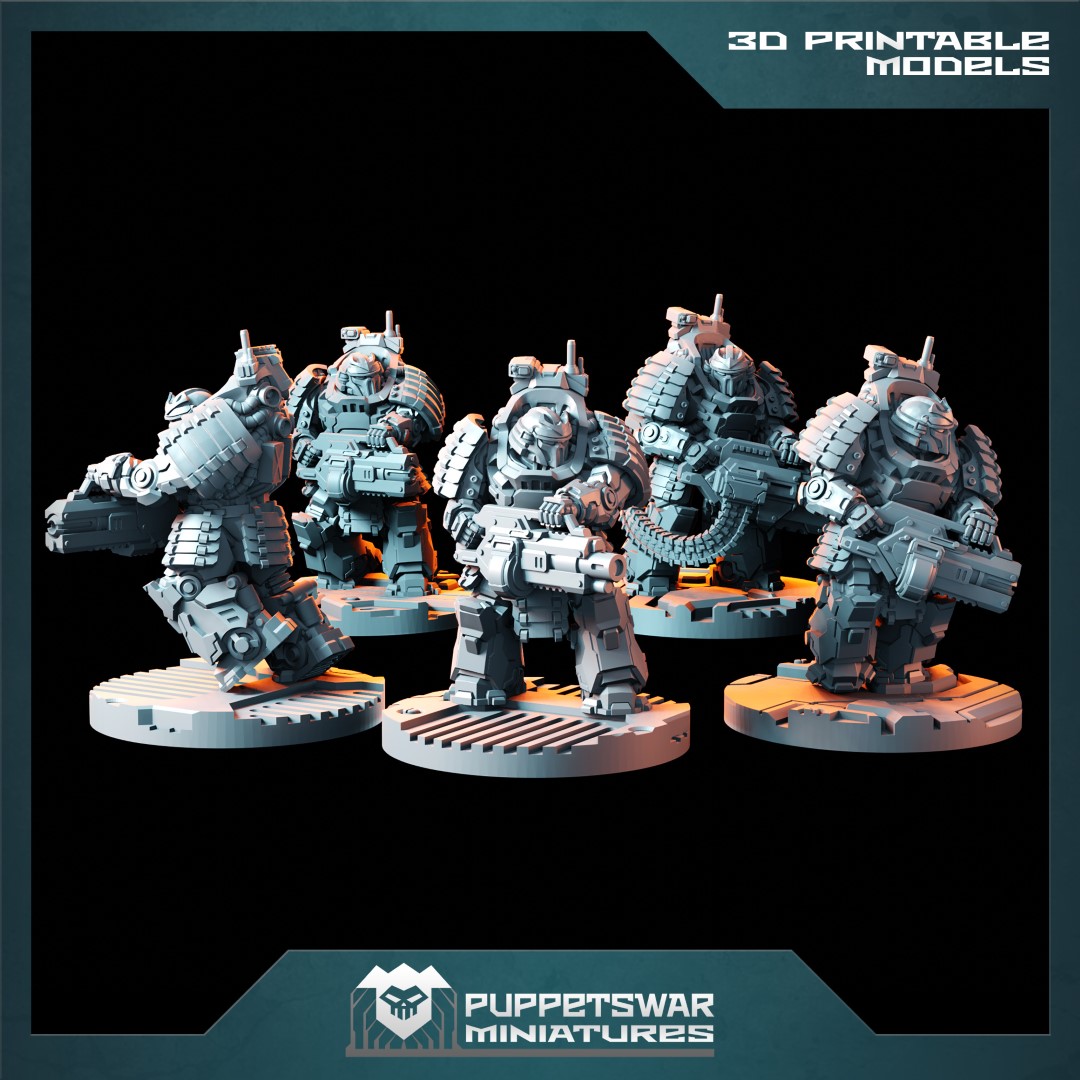 Puppetswar Miniatures 2023/01 Releases! STL Pirate