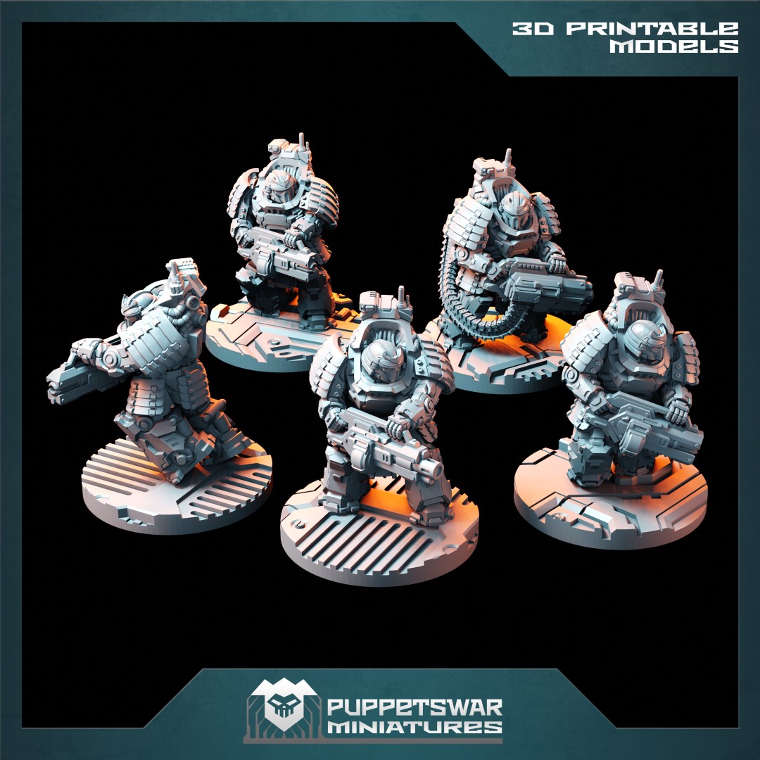 Puppetswar Miniatures 2023/01 Releases! STL Pirate