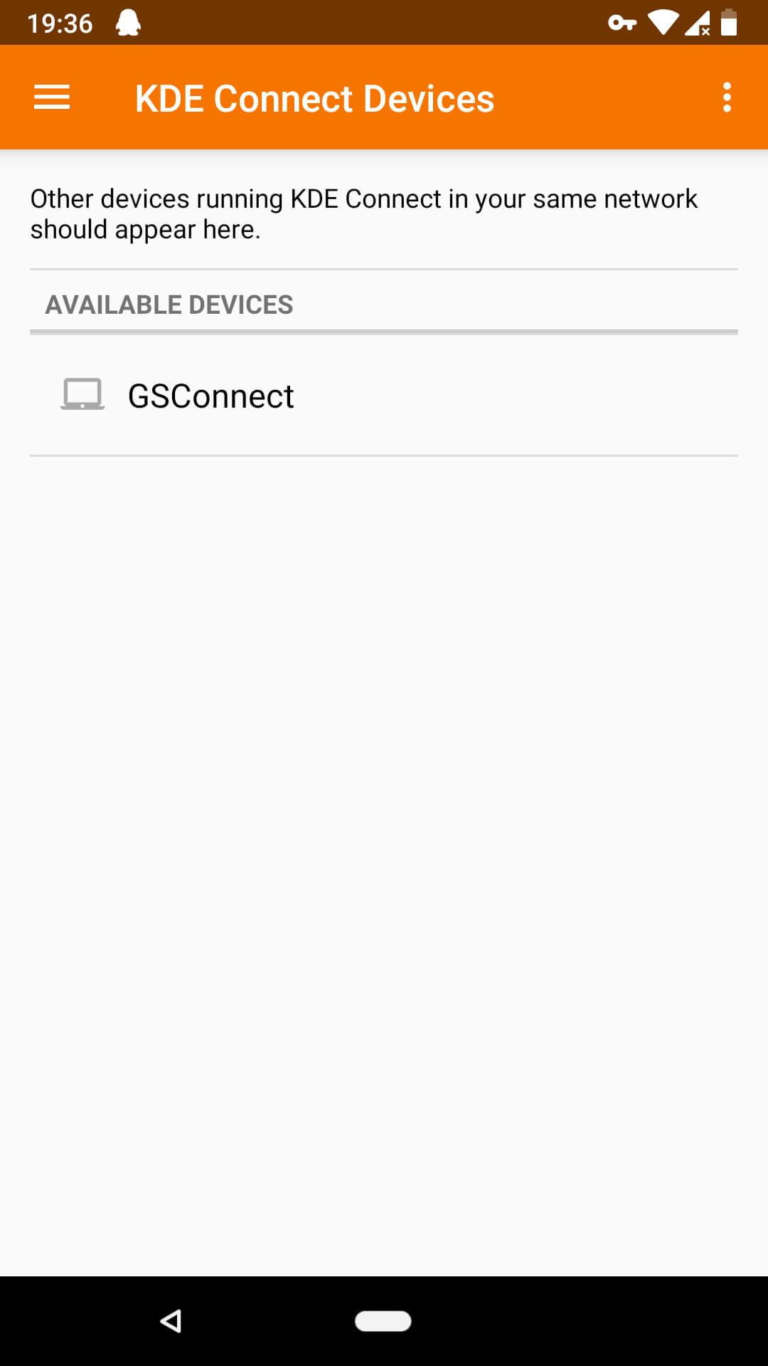 KDEConnect 主界面