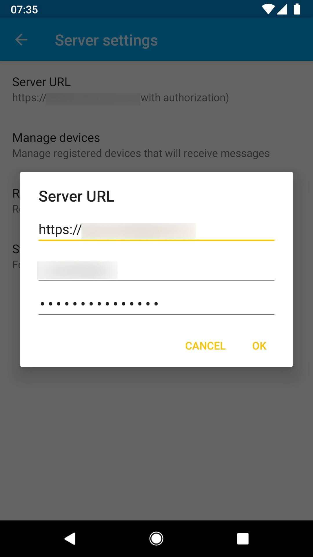 服务器地址设置