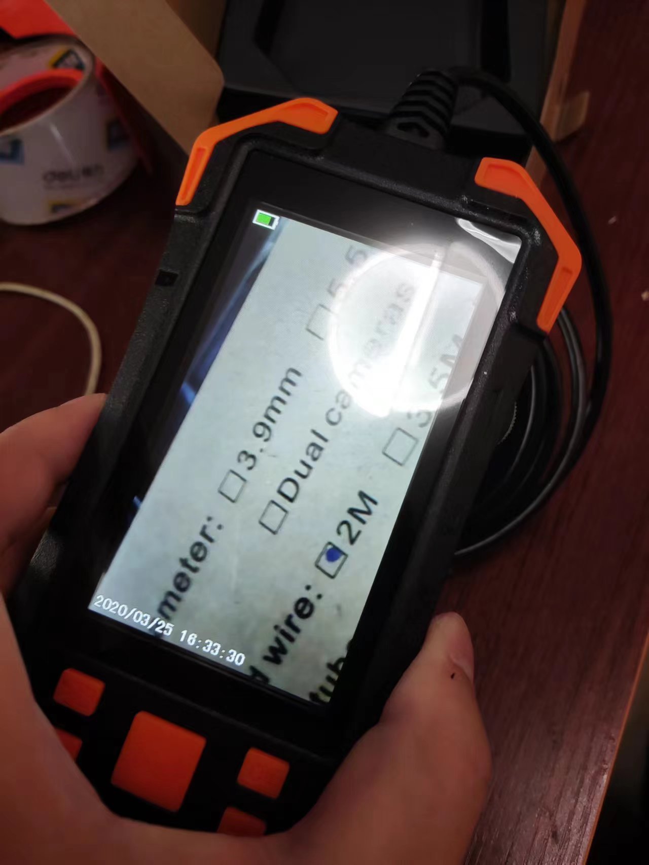 4.3寸屏幕 8mm镜头 2米 高清 亏本代发