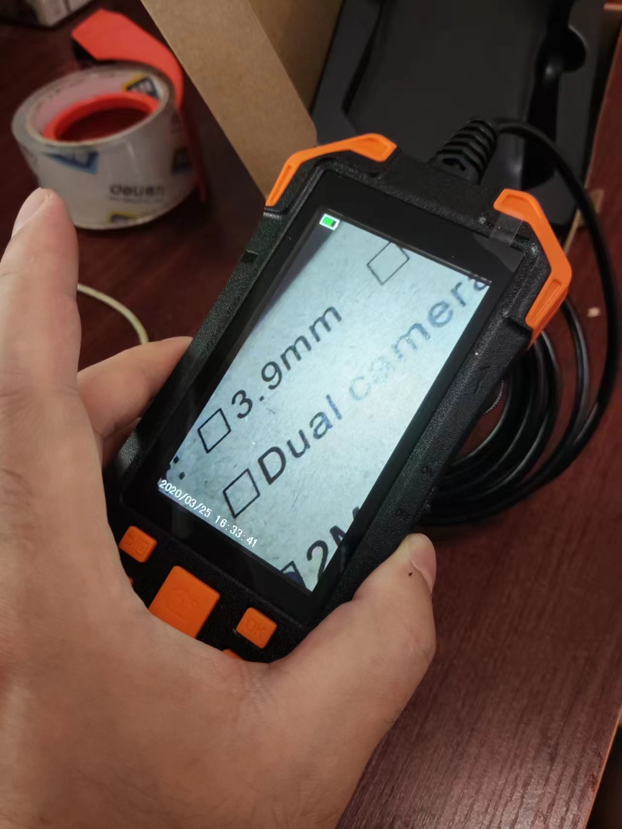 4.3寸屏幕 8mm镜头 2米 高清 亏本代发