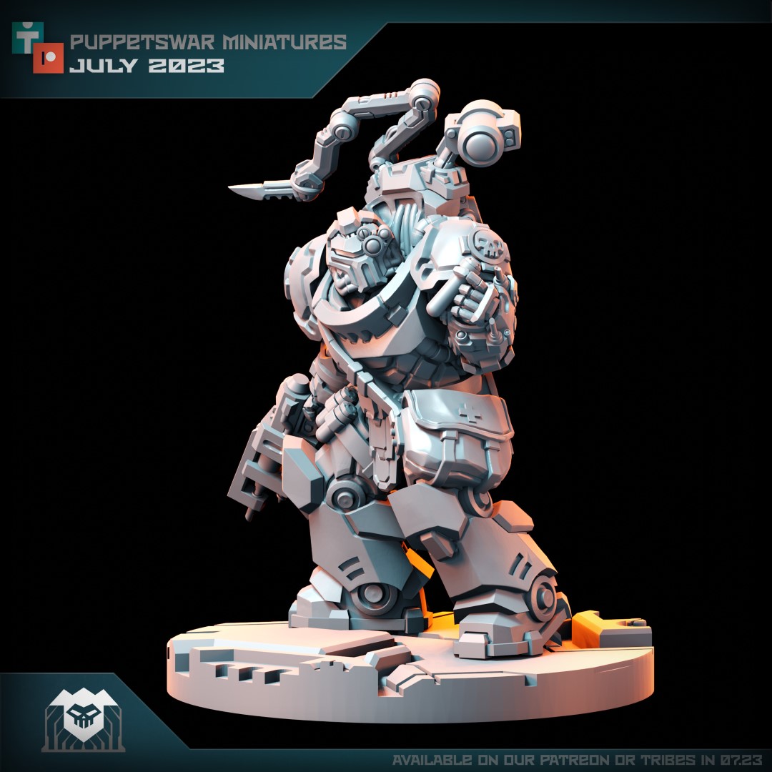 Puppetswar Miniatures 2023/07 Releases! STL Pirate