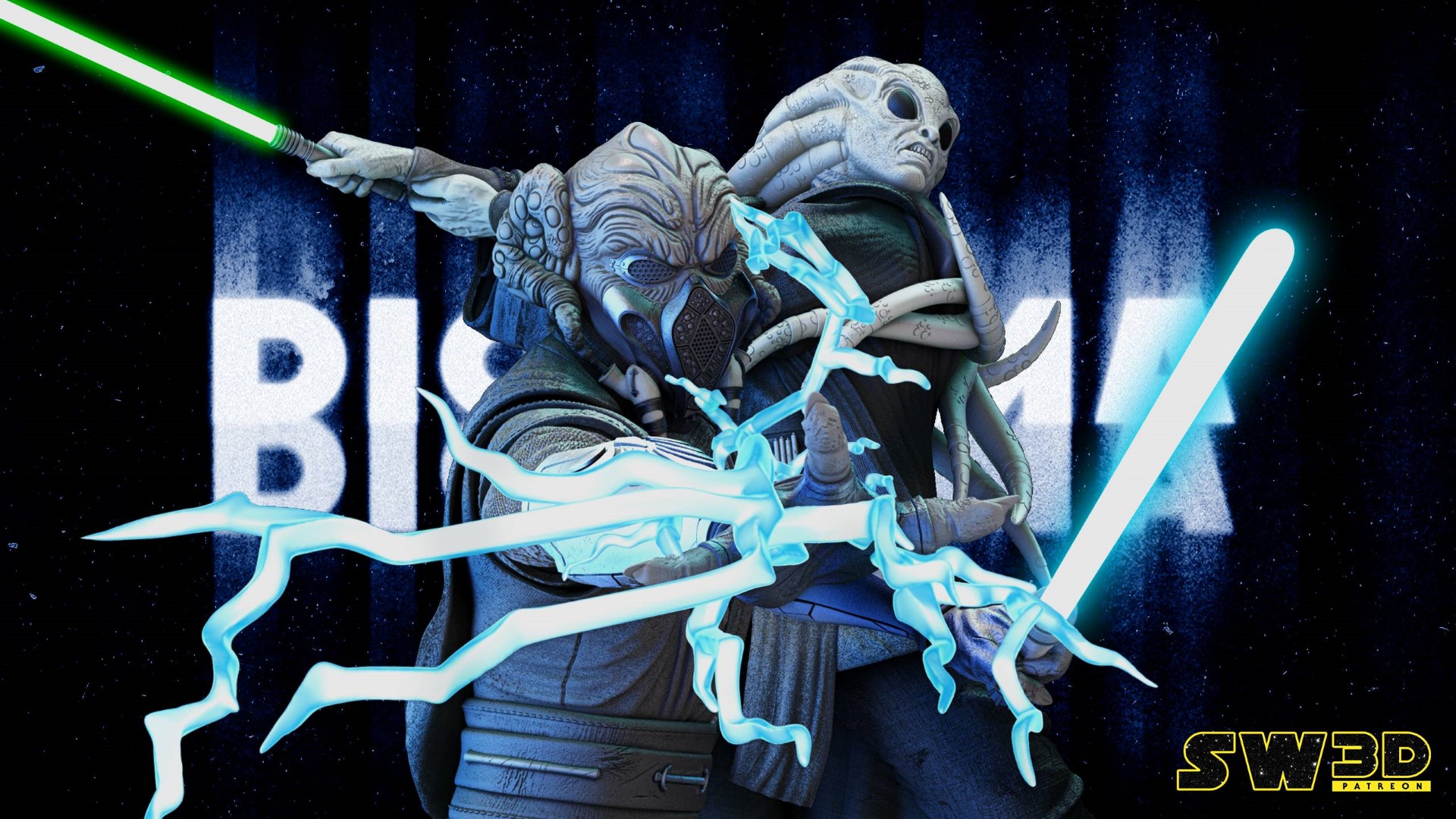 Plo Koon & Kit Fisto STL Pirate