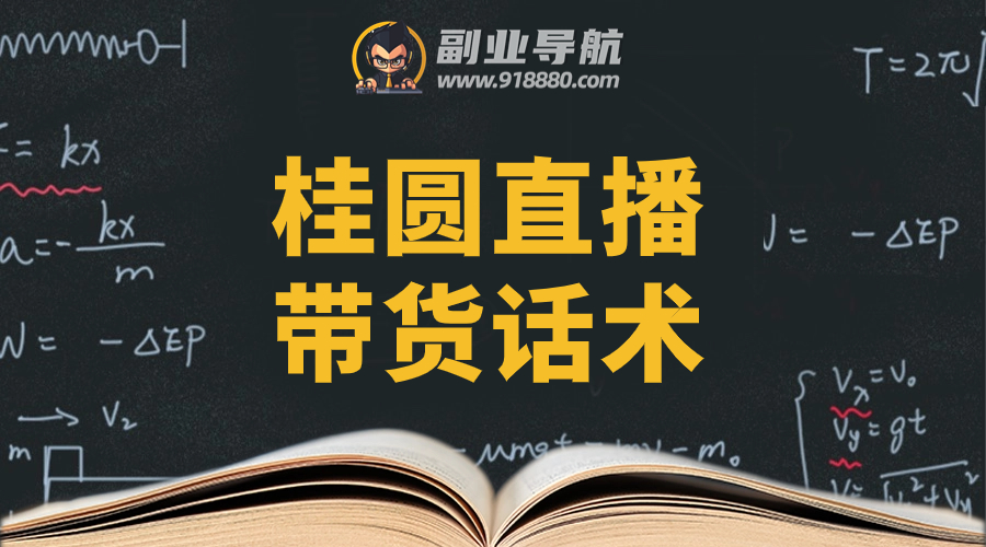 桂圆直播带货话术